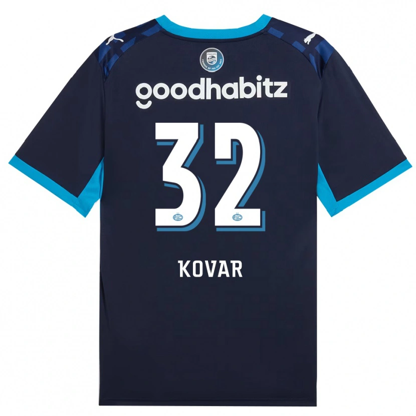 Danxen Niño Camiseta Matej Kovar #32 Azuldodger Azulreal Equipación Tercera 2026/27 La Camisa
