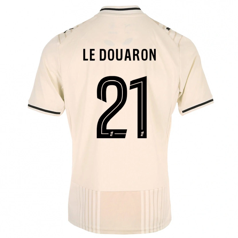 Danxen Niño Camiseta Jérémy Le Douaron #21 Encaje Antiguo Negro Blanco Antique 2ª Equipación 2026/27 La Camisa