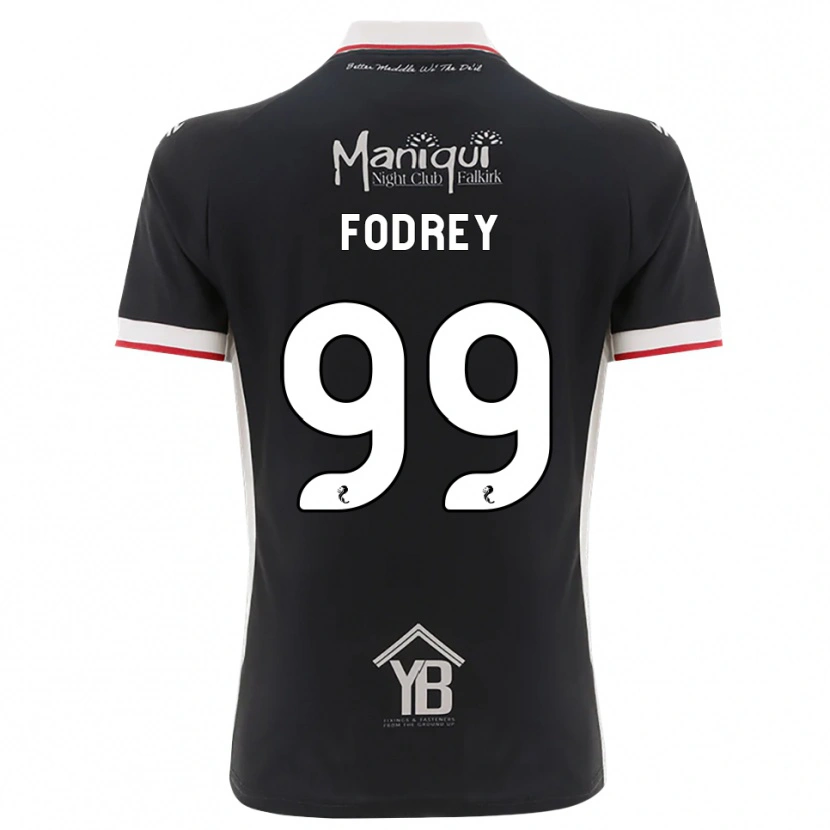 Danxen Hombre Camiseta Cj Fodrey #99 Negro Blanco Rojo 1ª Equipación 2026/27 La Camisa