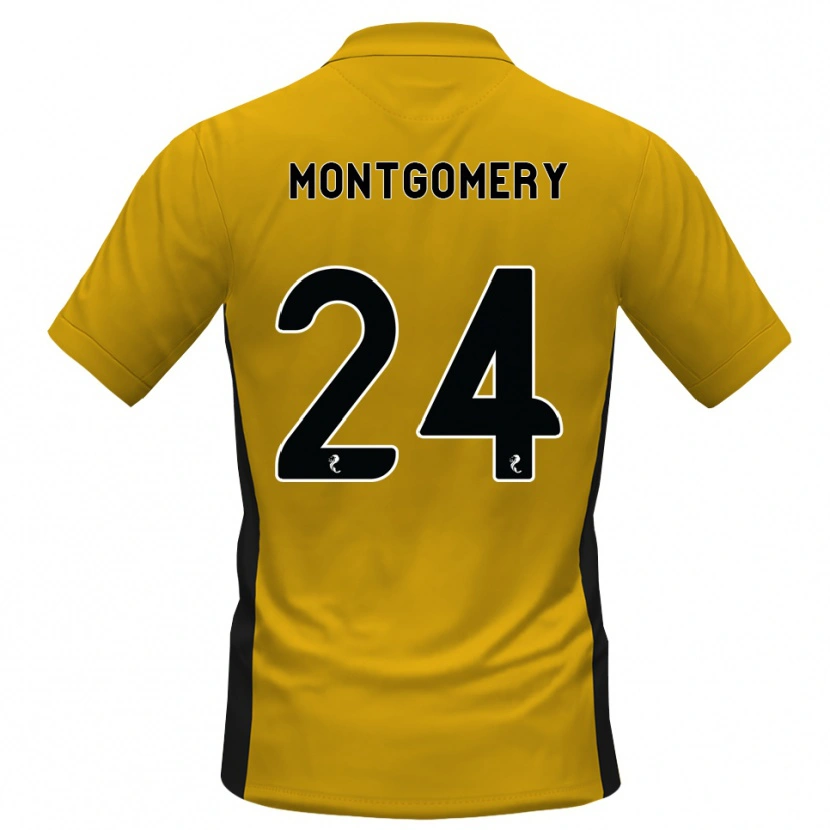 Danxen Hombre Camiseta Adam Montgomery #24 Naranja Negro 1ª Equipación 2026/27 La Camisa