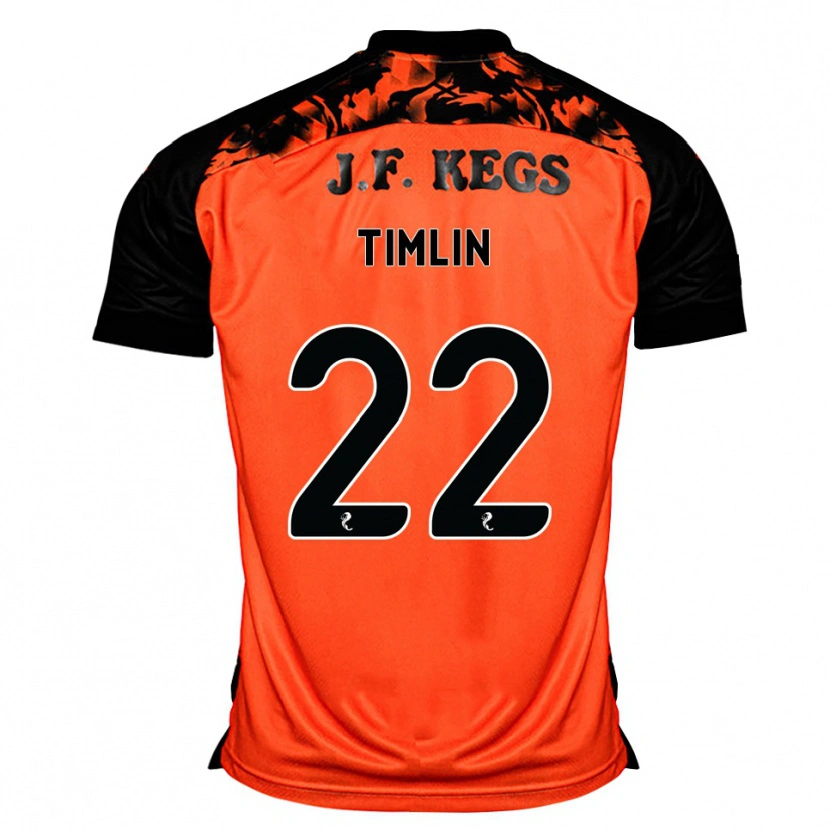 Danxen Hombre Camiseta Sophie Timlin #22 Naranja Negro Blanco 1ª Equipación 2026/27 La Camisa