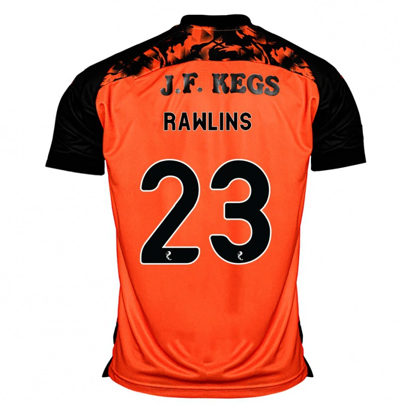 Danxen Hombre Camiseta Joshua Rawlins #23 Naranja Negro Blanco 1ª Equipación 2026/27 La Camisa