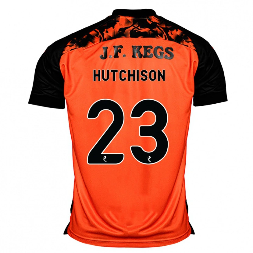 Danxen Hombre Camiseta Daisy Hutchison #23 Naranja Negro Blanco 1ª Equipación 2026/27 La Camisa