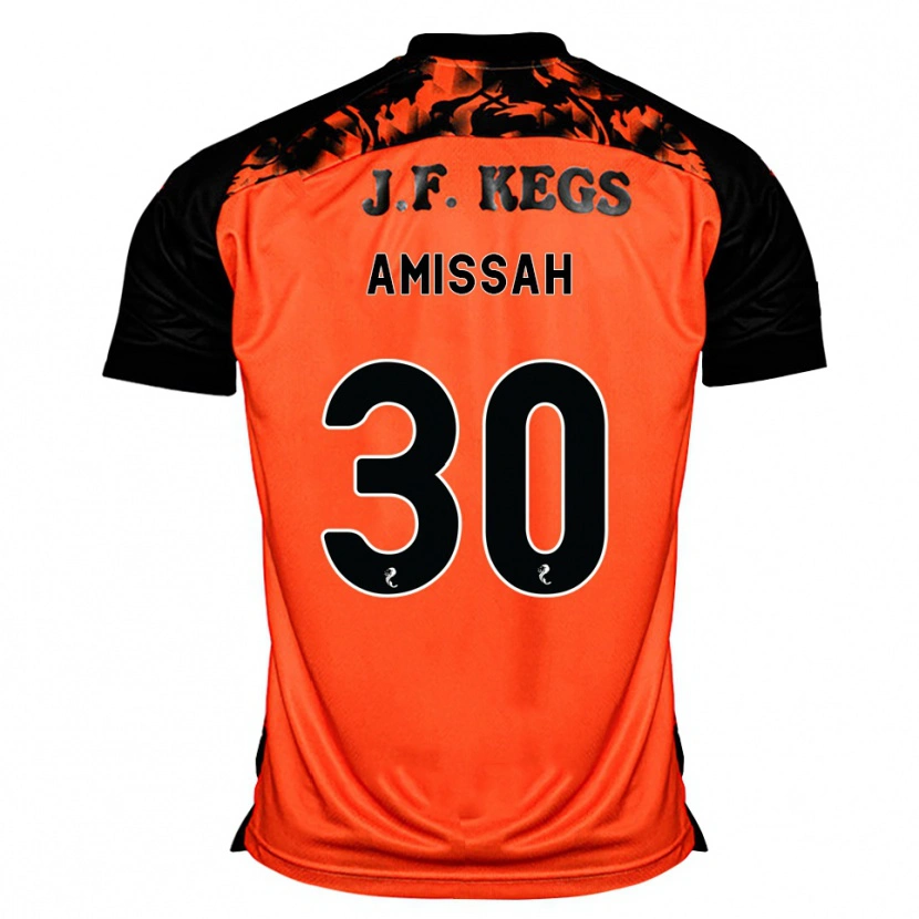 Danxen Hombre Camiseta Jordan Amissah #30 Naranja Negro Blanco 1ª Equipación 2026/27 La Camisa