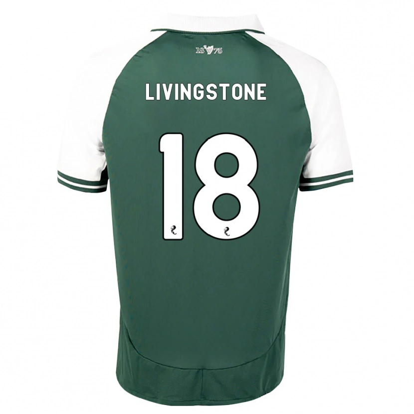 Danxen Hombre Camiseta Rosie Livingstone #18 Verde Marino Blanco 1ª Equipación 2026/27 La Camisa