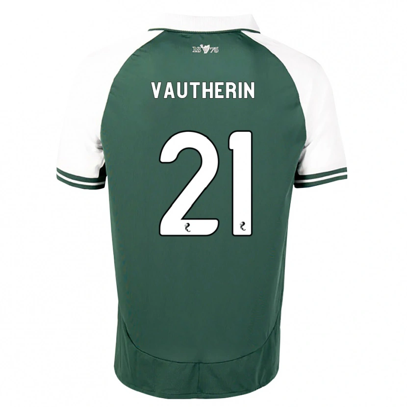 Danxen Hombre Camiseta Sam Vautherin #21 Verde Marino Blanco 1ª Equipación 2026/27 La Camisa