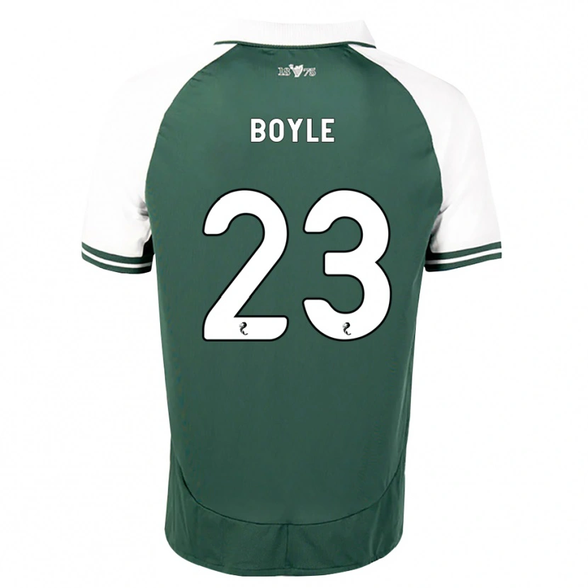 Danxen Hombre Camiseta Rachael Boyle #23 Verde Marino Blanco 1ª Equipación 2026/27 La Camisa