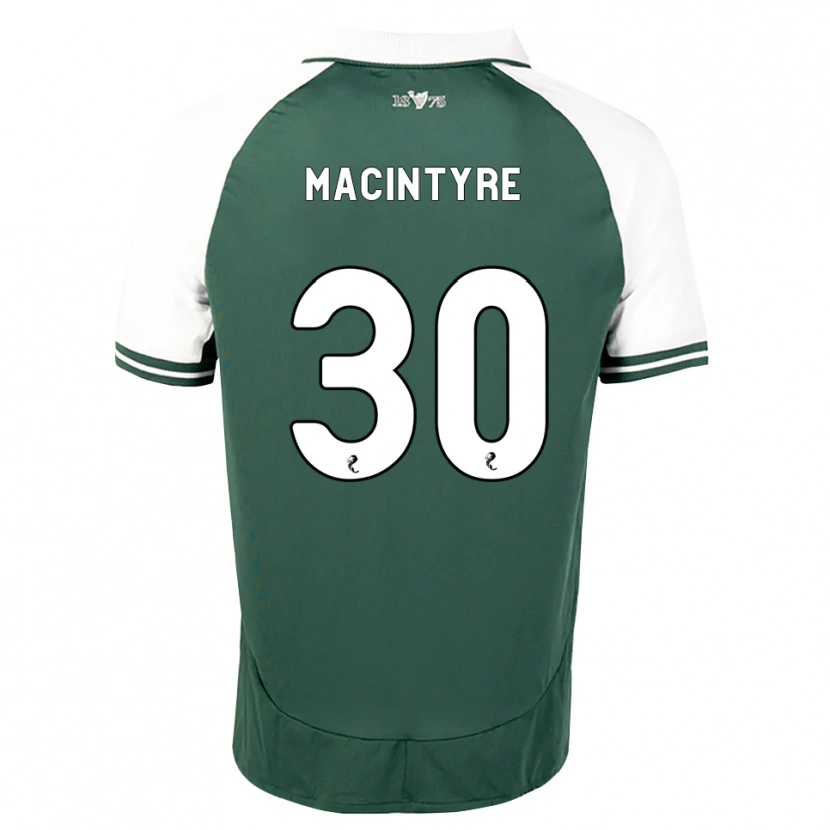 Danxen Hombre Camiseta Jacob Macintyre #30 Verde Marino Blanco 1ª Equipación 2026/27 La Camisa