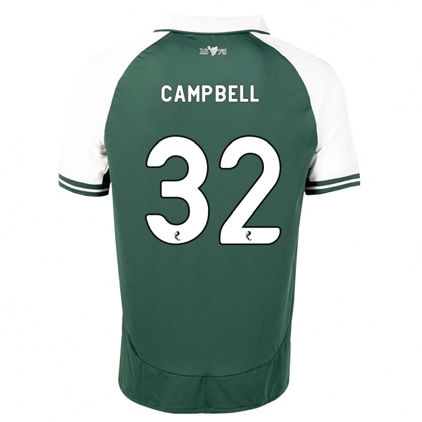 Danxen Hombre Camiseta Josh Campbell #32 Verde Marino Blanco 1ª Equipación 2026/27 La Camisa