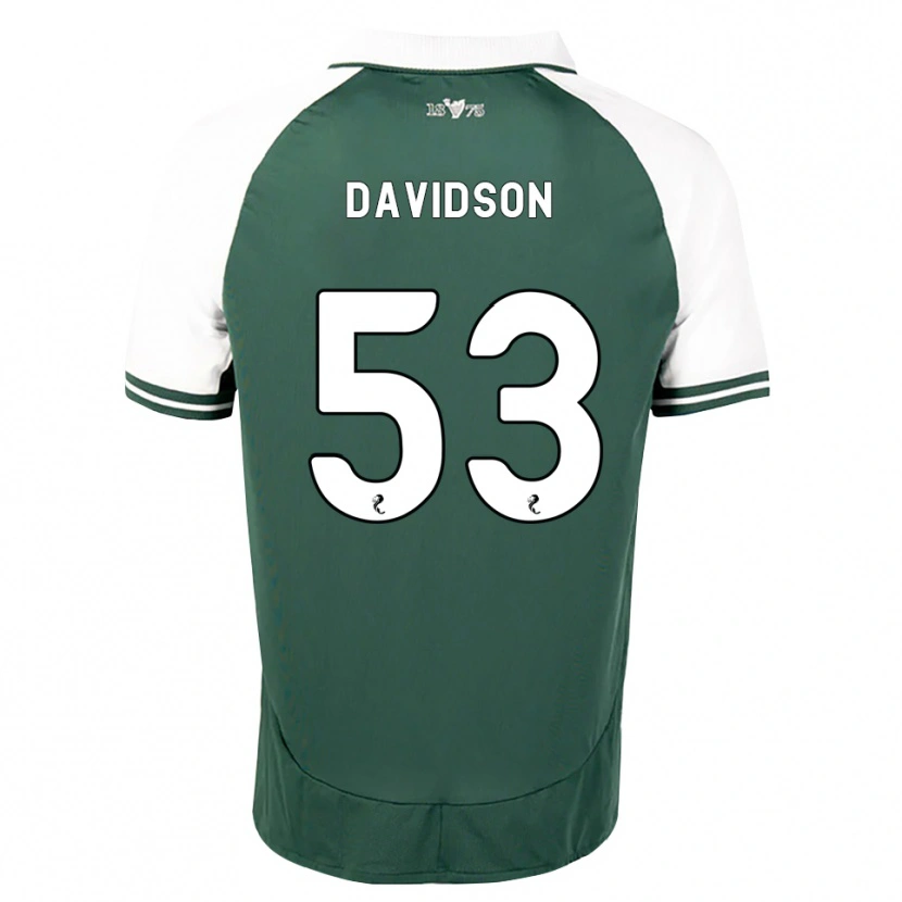 Danxen Hombre Camiseta Luke Davidson #53 Verde Marino Blanco 1ª Equipación 2026/27 La Camisa
