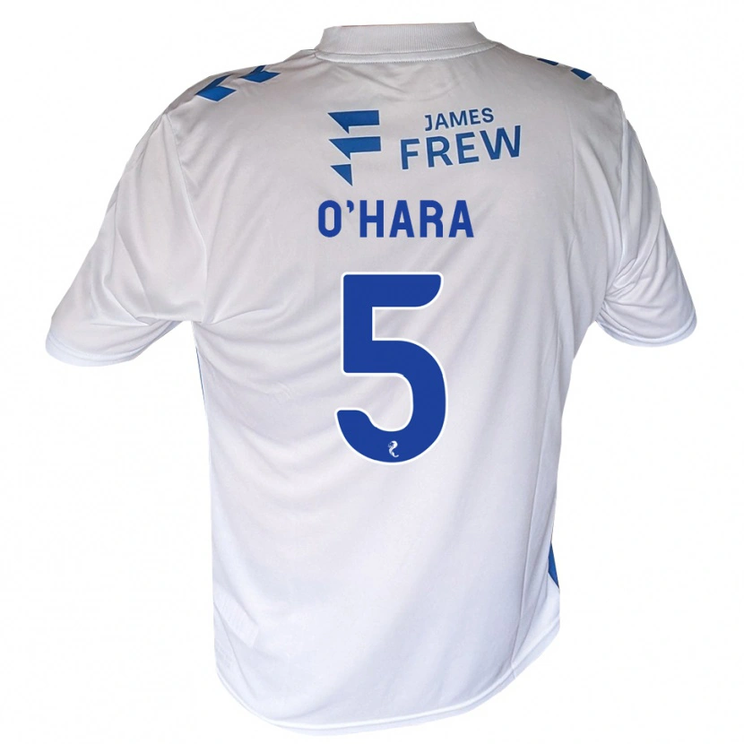 Danxen Hombre Camiseta Mark O'hara #5 Azul Real Blanco 1ª Equipación 2026/27 La Camisa