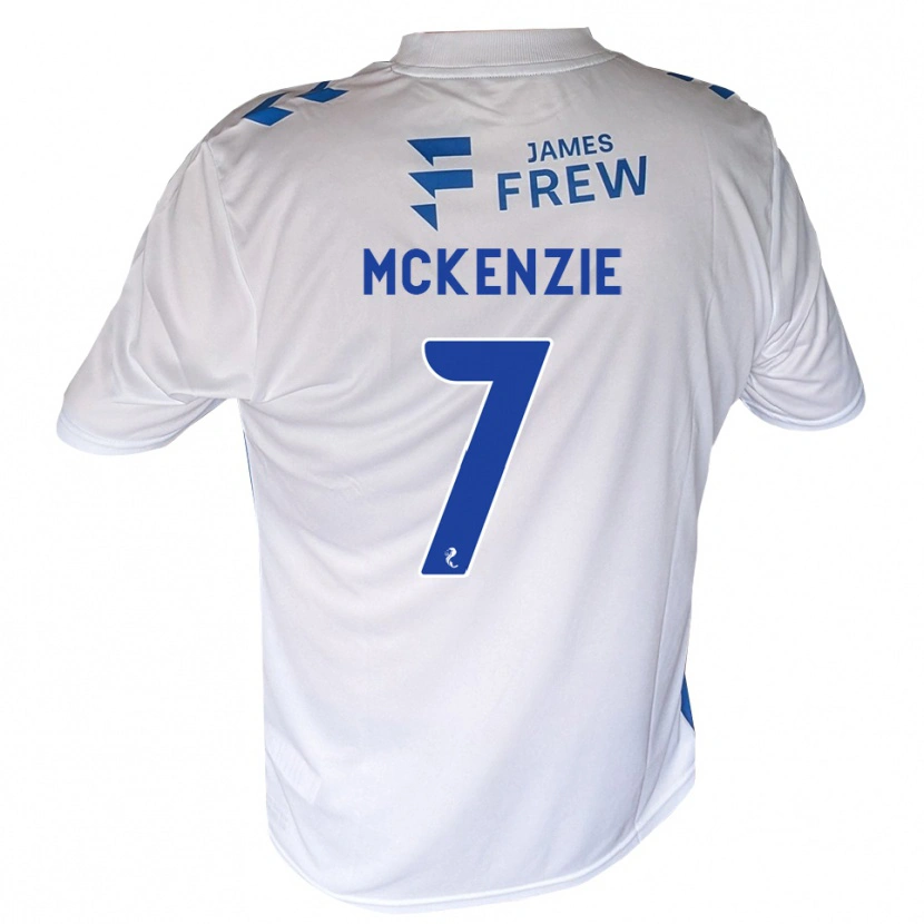 Danxen Hombre Camiseta Rory Mckenzie #7 Azul Real Blanco 1ª Equipación 2026/27 La Camisa