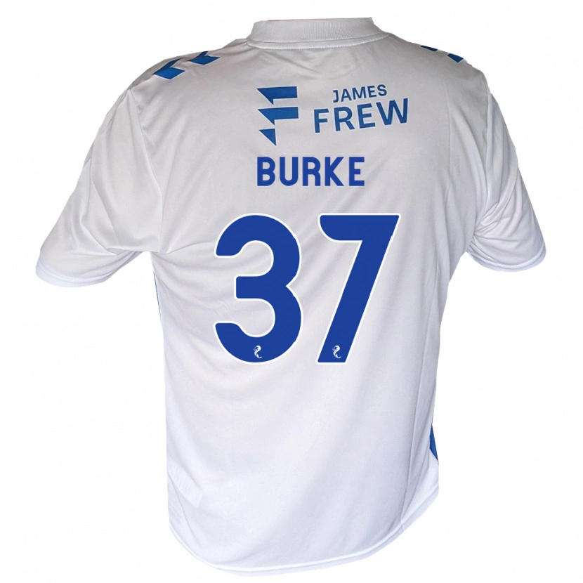 Danxen Hombre Camiseta Cole Burke #37 Azul Real Blanco 1ª Equipación 2026/27 La Camisa