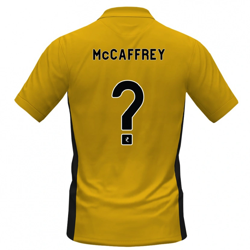 Danxen Hombre Camiseta Matthew Mccaffrey #0 Naranja Negro 1ª Equipación 2026/27 La Camisa
