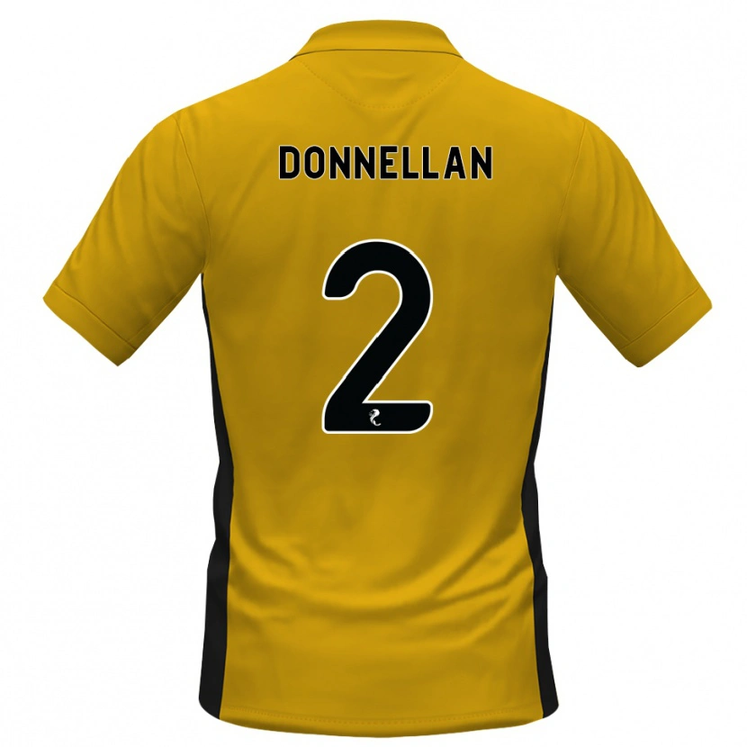 Danxen Hombre Camiseta Shaun Donnellan #2 Naranja Negro 1ª Equipación 2026/27 La Camisa