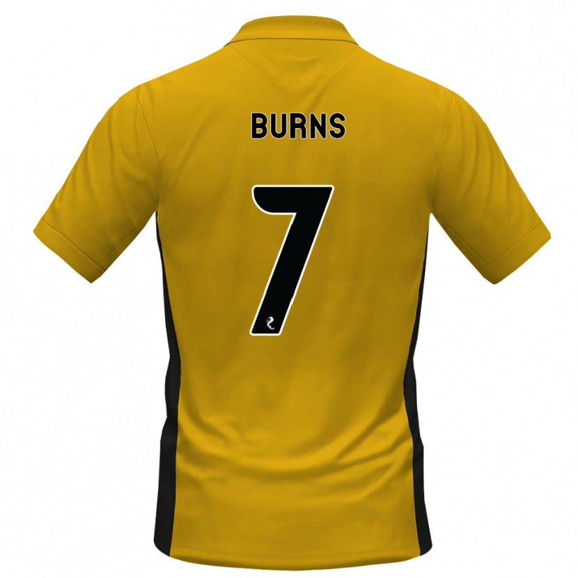Danxen Hombre Camiseta Erin Burns #7 Naranja Negro 1ª Equipación 2026/27 La Camisa