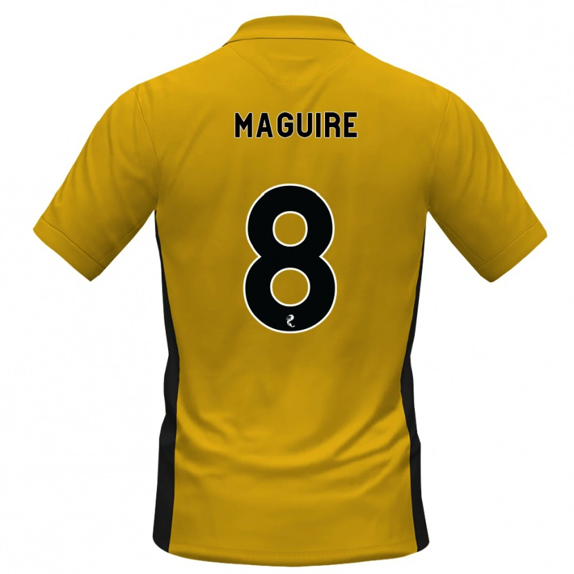 Danxen Hombre Camiseta Ciaran Maguire #8 Naranja Negro 1ª Equipación 2026/27 La Camisa