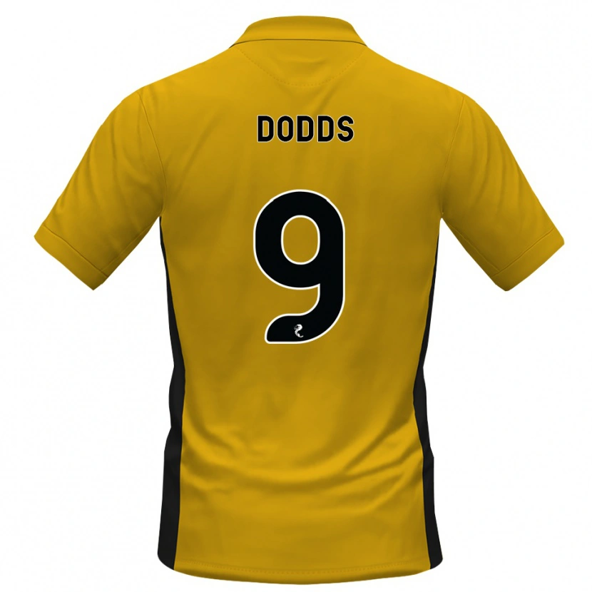 Danxen Hombre Camiseta Jen Dodds #9 Naranja Negro 1ª Equipación 2026/27 La Camisa