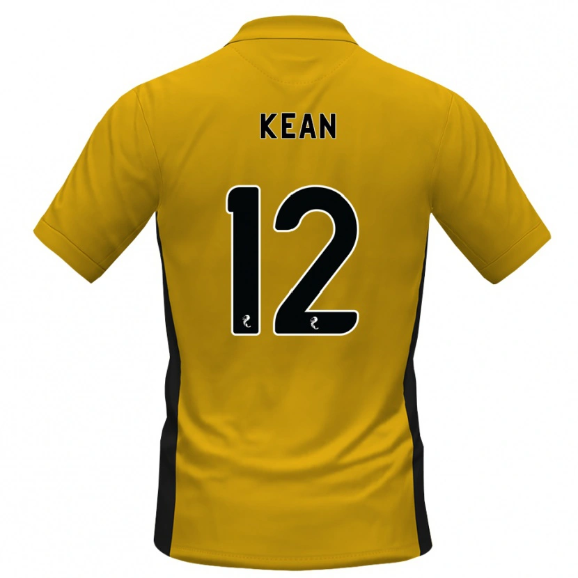 Danxen Hombre Camiseta Chloe Kean #12 Naranja Negro 1ª Equipación 2026/27 La Camisa