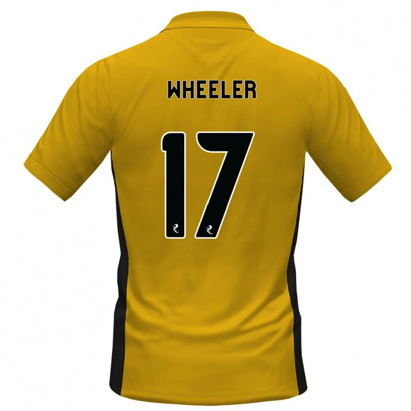 Danxen Hombre Camiseta Jessica Wheeler #17 Naranja Negro 1ª Equipación 2026/27 La Camisa