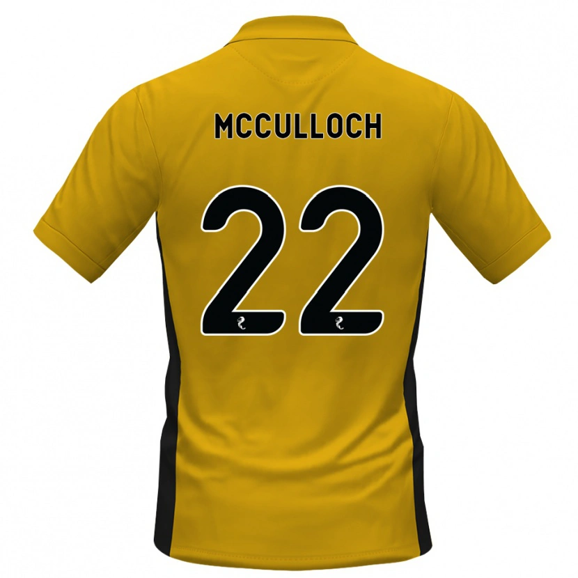 Danxen Hombre Camiseta Seren Mcculloch #22 Naranja Negro 1ª Equipación 2026/27 La Camisa