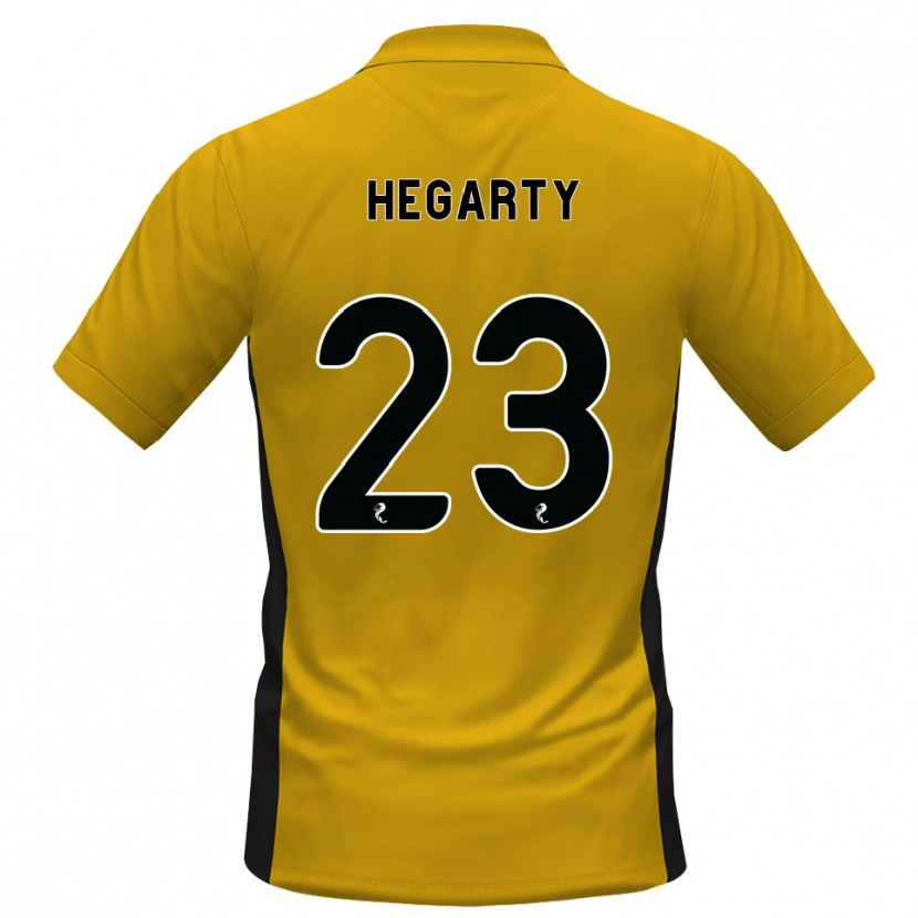 Danxen Hombre Camiseta Nina Hegarty #23 Naranja Negro 1ª Equipación 2026/27 La Camisa