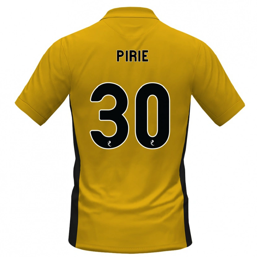 Danxen Hombre Camiseta Rachel Pirie #30 Naranja Negro 1ª Equipación 2026/27 La Camisa