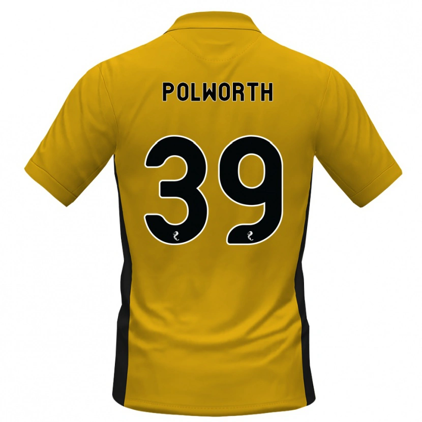 Danxen Hombre Camiseta Liam Polworth #39 Naranja Negro 1ª Equipación 2026/27 La Camisa