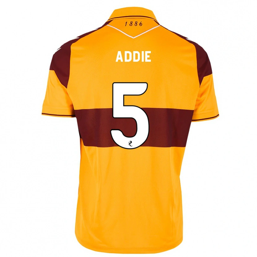 Danxen Hombre Camiseta Jo Addie #5 Granate Naranja 1ª Equipación 2026/27 La Camisa