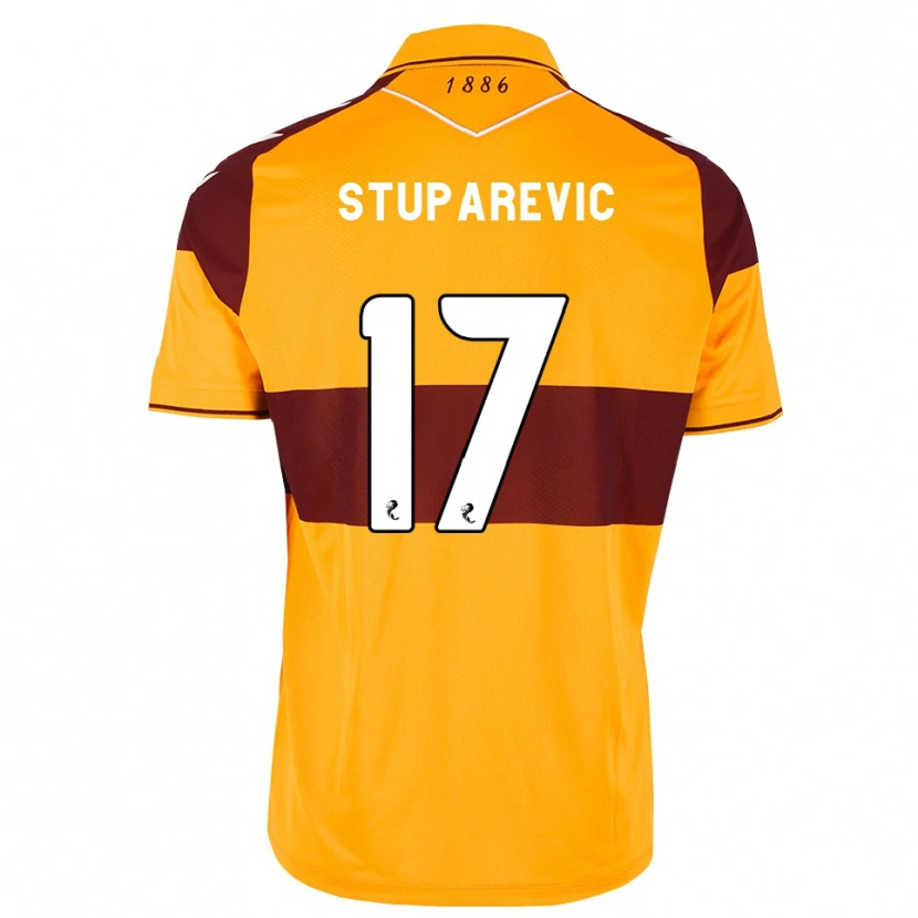 Danxen Hombre Camiseta Filip Stuparevic #17 Granate Naranja 1ª Equipación 2026/27 La Camisa
