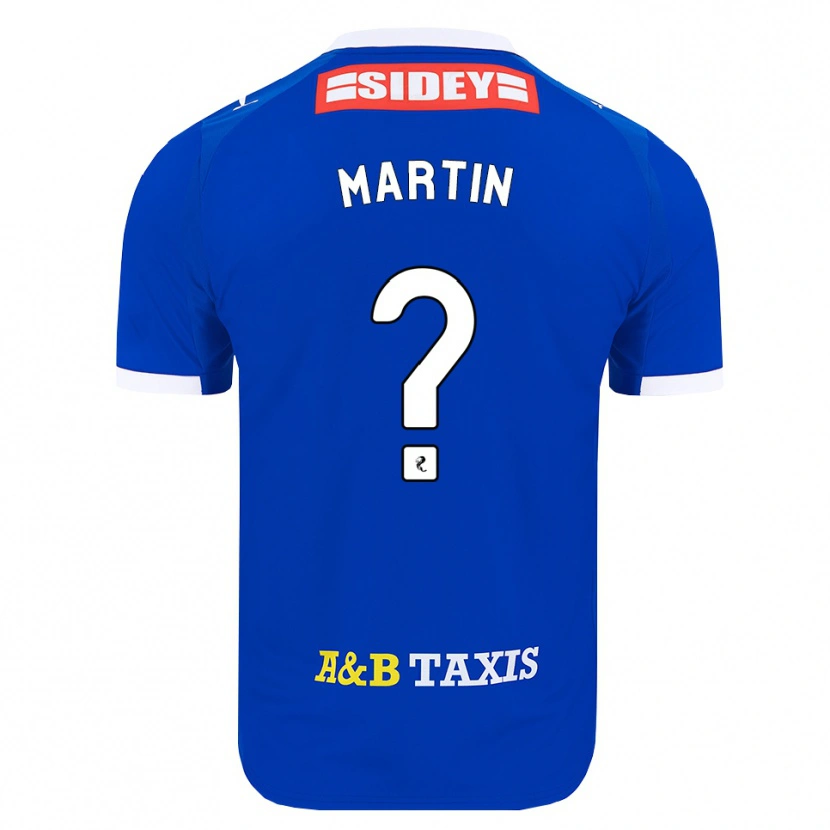 Danxen Hombre Camiseta Ethan Martin #0 Azul Rojo Amarillo 1ª Equipación 2026/27 La Camisa