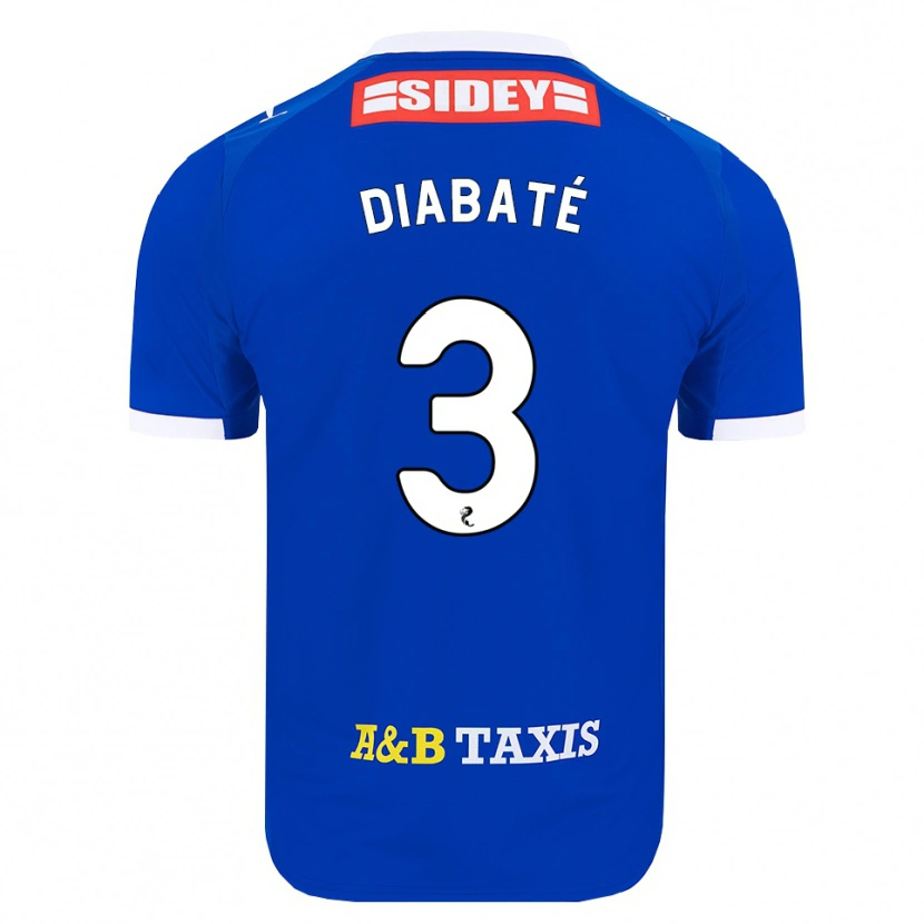 Danxen Hombre Camiseta Cheick Diabaté #3 Azul Rojo Amarillo 1ª Equipación 2026/27 La Camisa