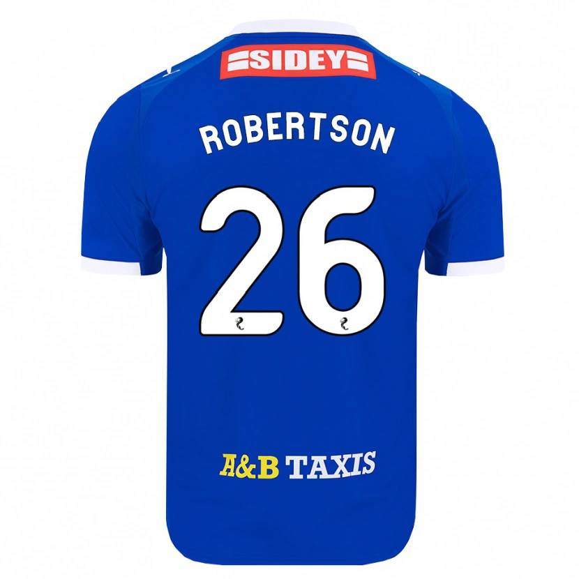Danxen Hombre Camiseta Rebecca Robertson #26 Azul Rojo Amarillo 1ª Equipación 2026/27 La Camisa