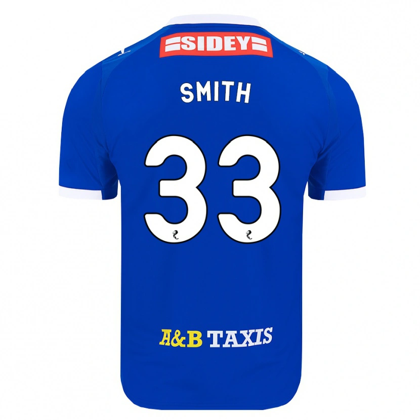Danxen Hombre Camiseta Liam Smith #33 Azul Rojo Amarillo 1ª Equipación 2026/27 La Camisa