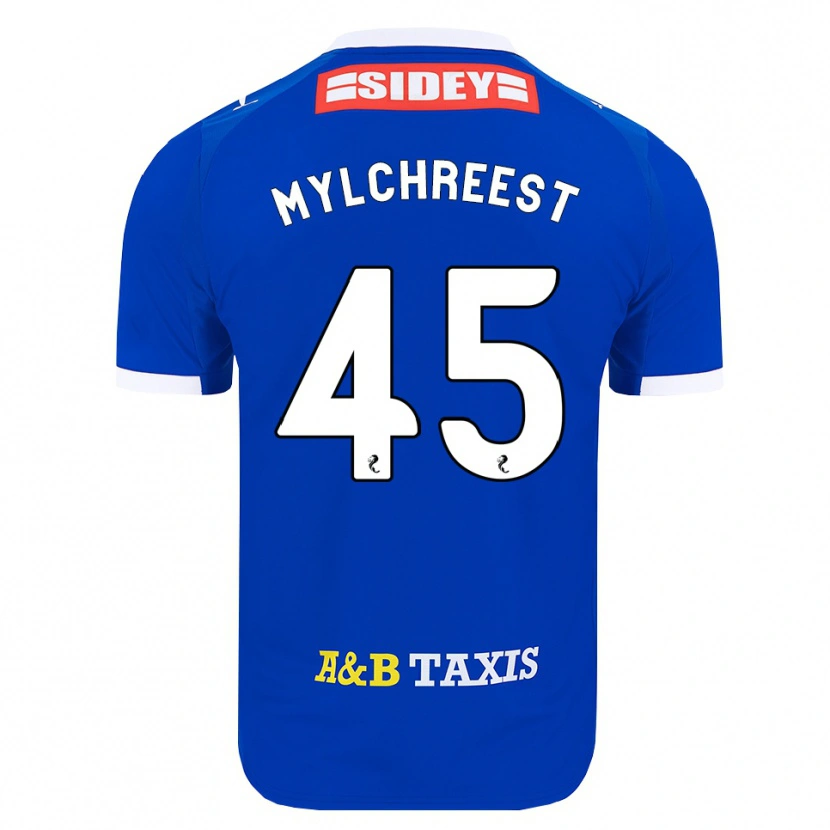 Danxen Hombre Camiseta Jackson Mylchreest #45 Azul Rojo Amarillo 1ª Equipación 2026/27 La Camisa
