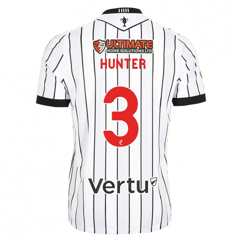 Danxen Hombre Camiseta Lyle Hunter #3 Blanco Negro Rojo 1ª Equipación 2026/27 La Camisa
