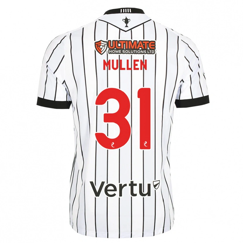 Danxen Hombre Camiseta Ryan Mullen #31 Blanco Negro Rojo 1ª Equipación 2026/27 La Camisa
