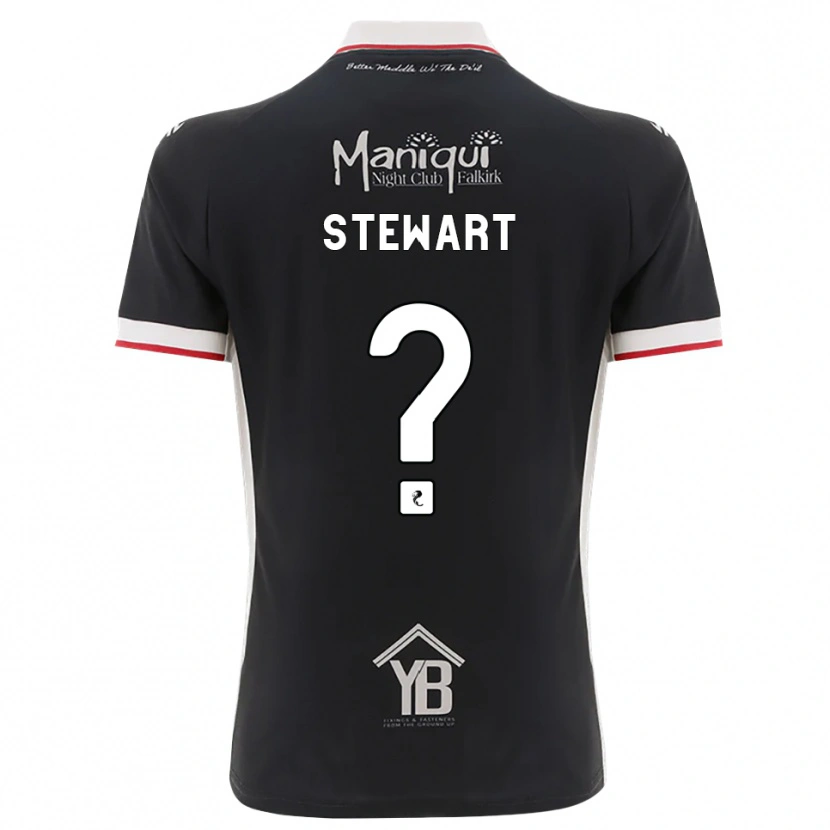 Danxen Hombre Camiseta Ella Stewart #0 Negro Blanco Rojo 1ª Equipación 2026/27 La Camisa