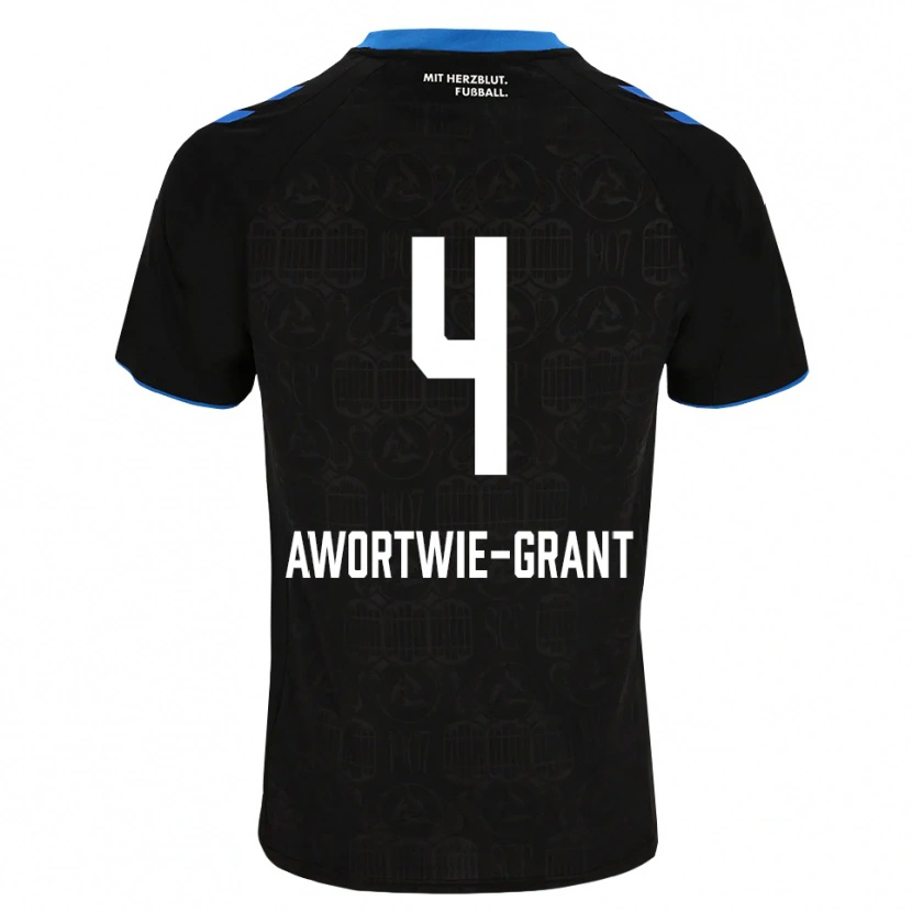 Danxen Hombre Camiseta Nyamekye Awortwie-Grant #4 Negro Blanco Rojo 1ª Equipación 2026/27 La Camisa