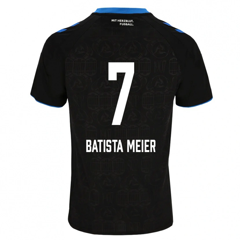 Danxen Hombre Camiseta Oliver Batista Meier #7 Negro Blanco Rojo 1ª Equipación 2026/27 La Camisa