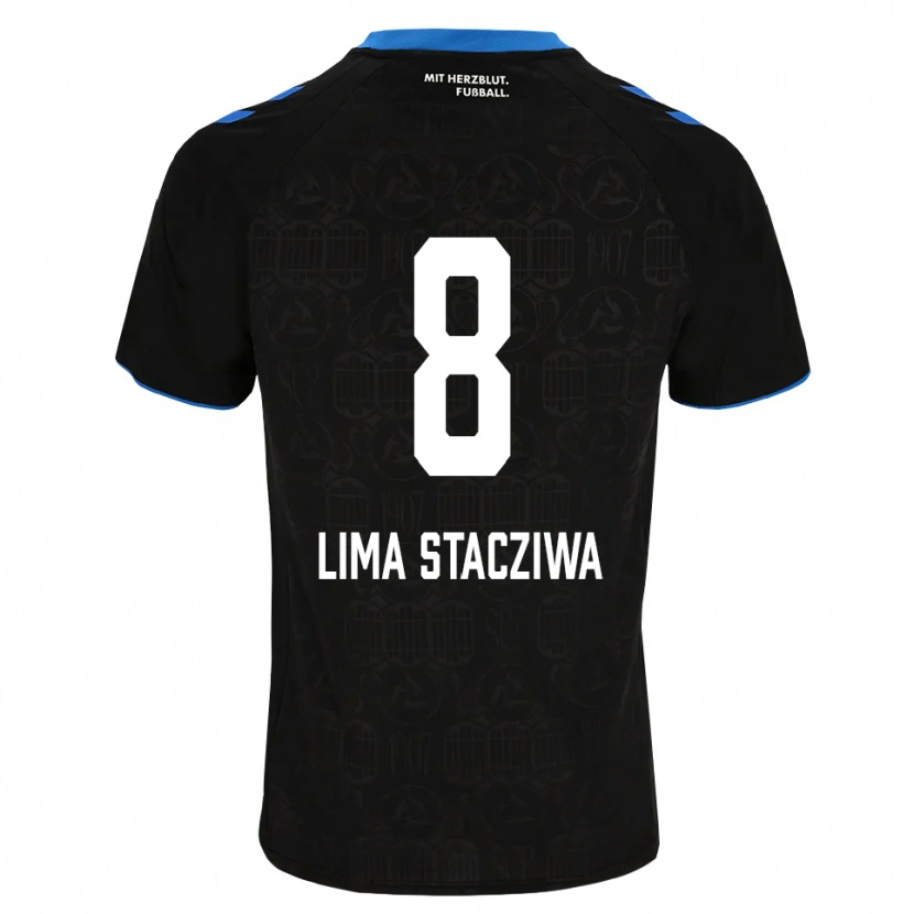 Danxen Hombre Camiseta Neo Lima Stacziwa #8 Negro Blanco Rojo 1ª Equipación 2026/27 La Camisa