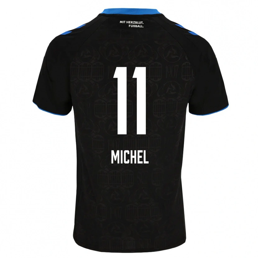 Danxen Hombre Camiseta Sven Michel #11 Negro Blanco Rojo 1ª Equipación 2026/27 La Camisa