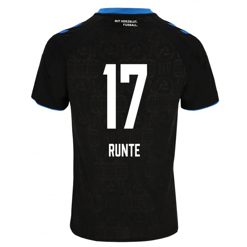 Danxen Hombre Camiseta Marlon Runte #17 Negro Blanco Rojo 1ª Equipación 2026/27 La Camisa