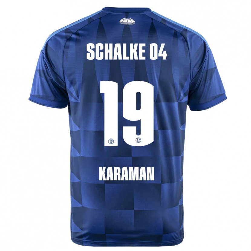 Danxen Hombre Camiseta Kenan Karaman #19 Azul Oscuro Amarillo Blanco 1ª Equipación 2026/27 La Camisa