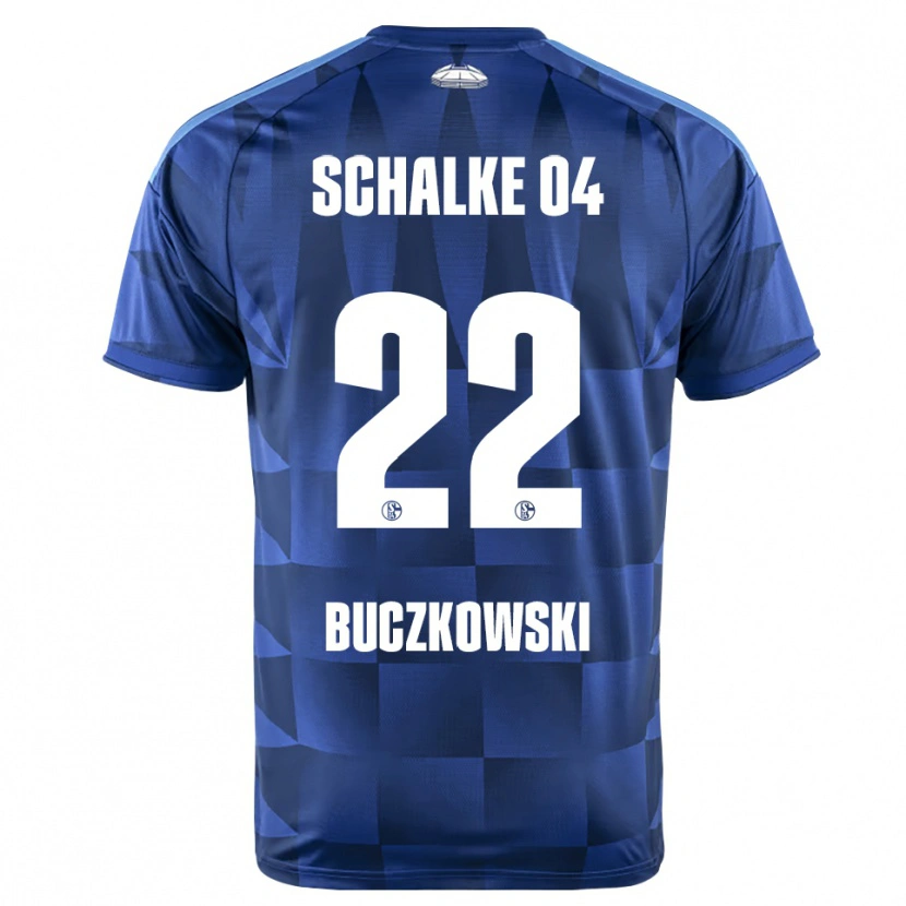 Danxen Hombre Camiseta Philip Buczkowski #22 Azul Oscuro Amarillo Blanco 1ª Equipación 2026/27 La Camisa