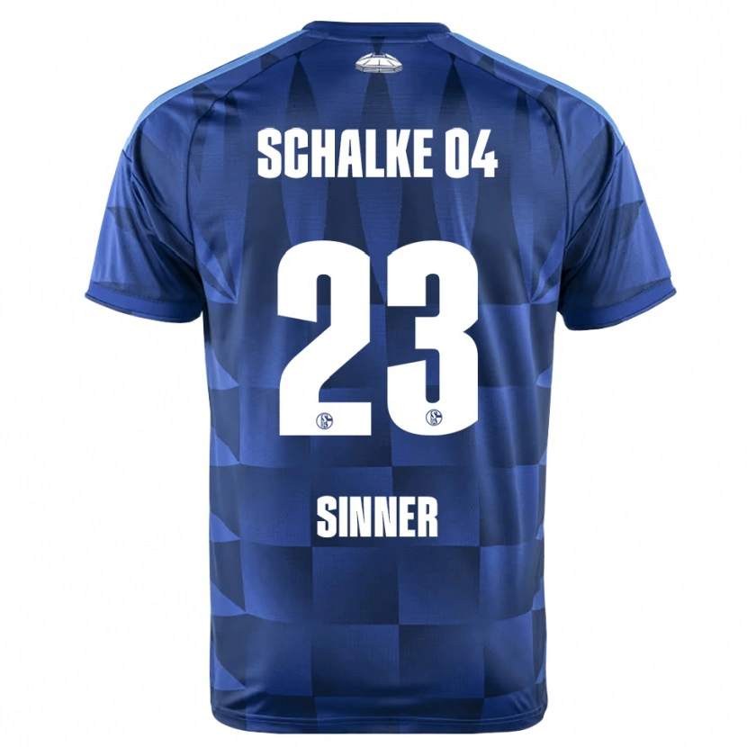 Danxen Hombre Camiseta Tiffany Sinner #23 Azul Oscuro Amarillo Blanco 1ª Equipación 2026/27 La Camisa