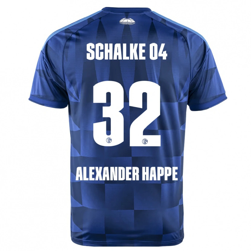 Danxen Hombre Camiseta Luca Alexander Happe #32 Azul Oscuro Amarillo Blanco 1ª Equipación 2026/27 La Camisa