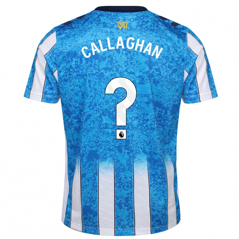 Danxen Hombre Camiseta Charlie Callaghan #0 Blanco Azul Naranja 1ª Equipación 2026/27 La Camisa