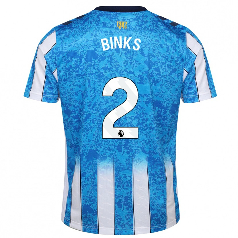 Danxen Hombre Camiseta Luis Binks #2 Blanco Azul Naranja 1ª Equipación 2026/27 La Camisa