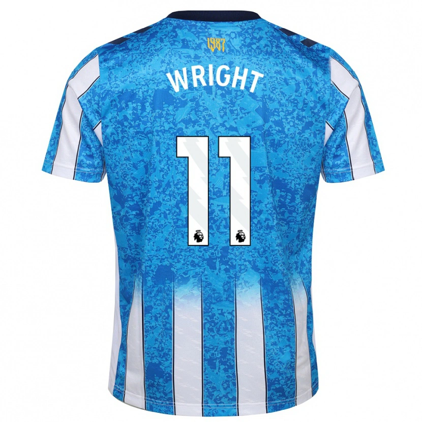 Danxen Hombre Camiseta Haji Wright #11 Blanco Azul Naranja 1ª Equipación 2026/27 La Camisa